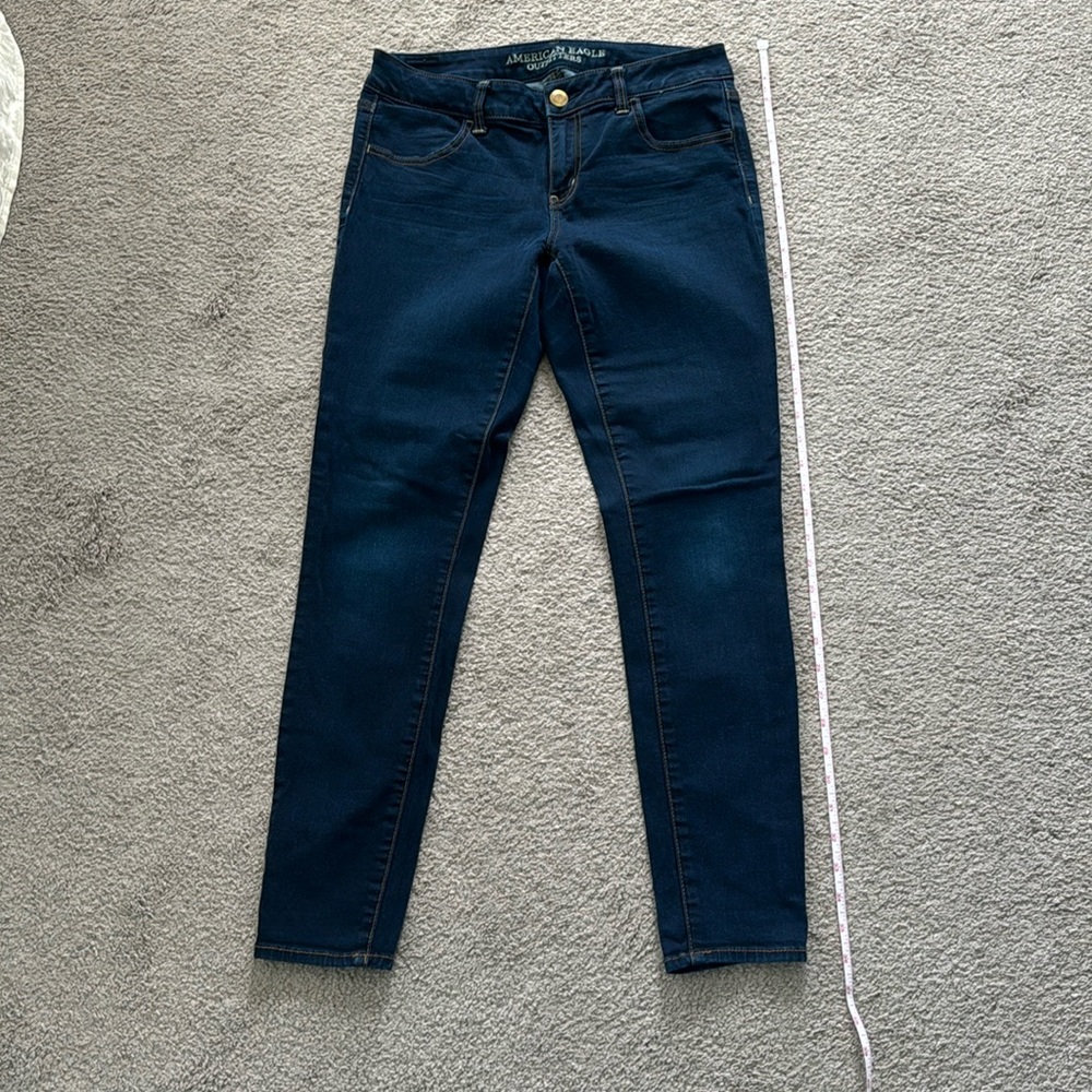 American Eagle super stretch jegging size 10 dark wash